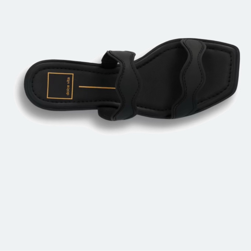 Black Dolce Vita Slide Sandals